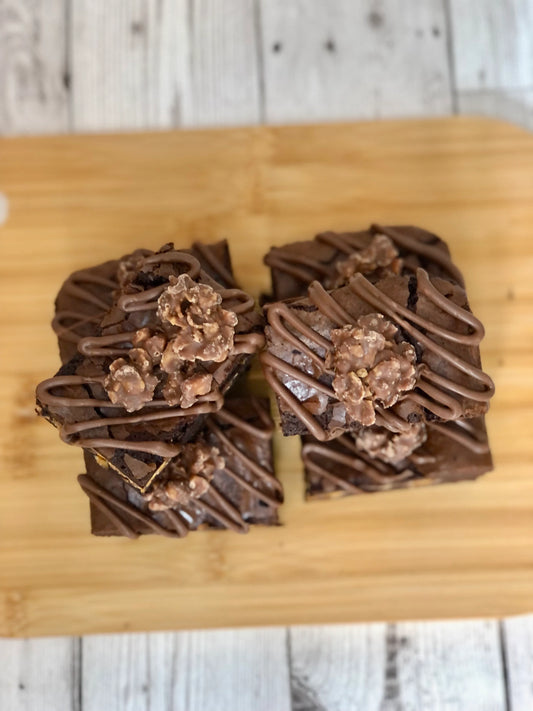 Fully Loaded Cadburys Crunchie, Crunchie Clusters, Chocolate Brownies
