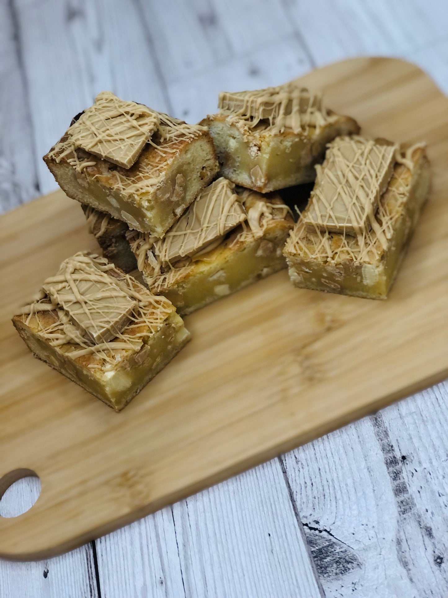Chunky Cadburys Caramilk & White Chocolate Blondie