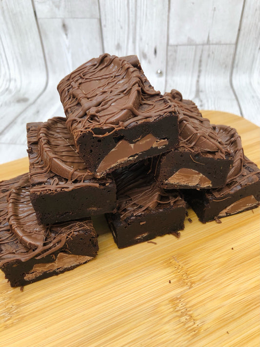 Fully Loaded Terrys Chocolate Orange Brownies