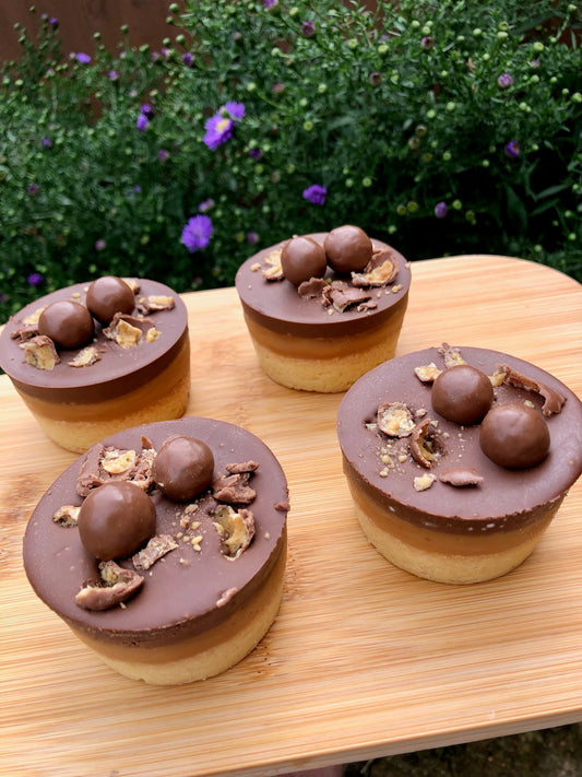 Millionaires Shortbread with Maltesers 'Cups'