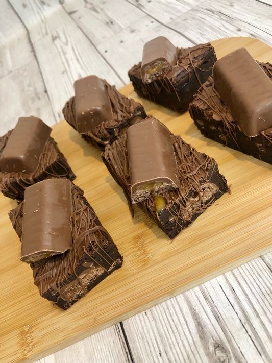 Cadburys Caramel Wispa Fully Loaded Chocolate Brownies