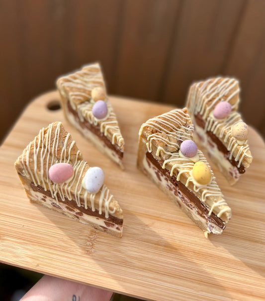 Milk & White Chocolate Mini Egg Cookie Pie