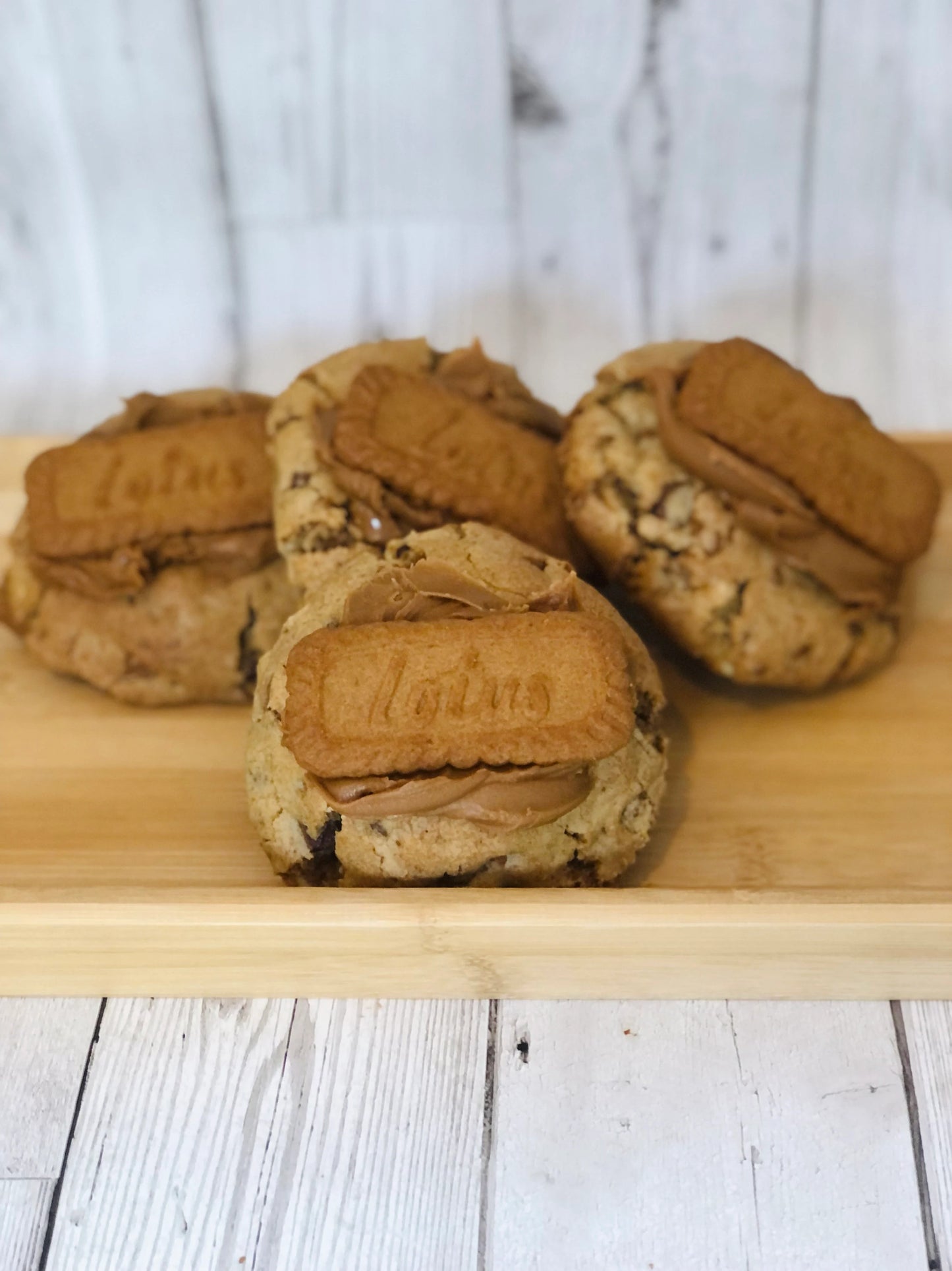 Biscoff Stuffed NYC Cookies
