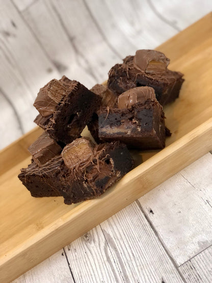 Chunky Fully Loaded Mars Bar Chocolate Brownies
