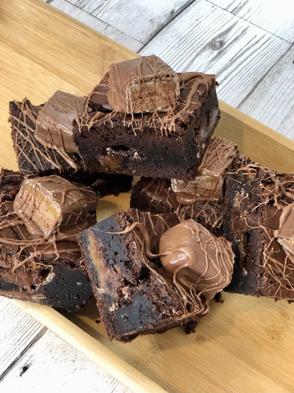 Chunky Fully Loaded Mars Bar Chocolate Brownies