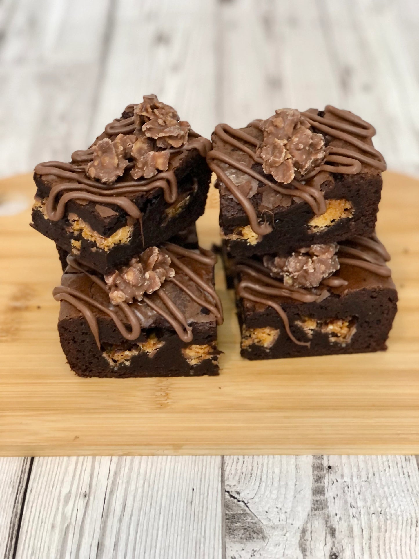 Fully Loaded Cadburys Crunchie, Crunchie Clusters, Chocolate Brownies
