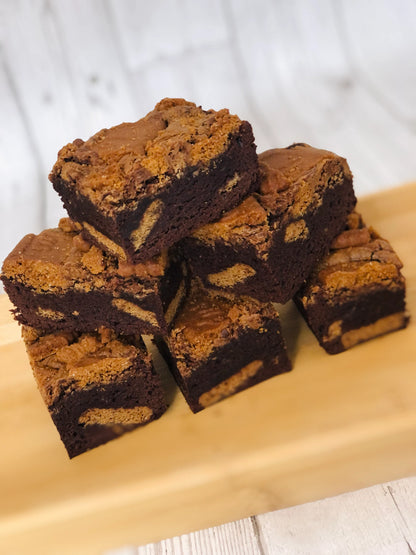 Chunky Fully Loaded Biscoff Chocolate Brownies