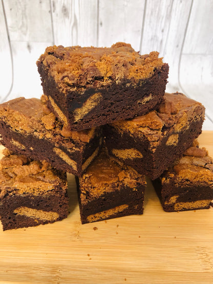 Chunky Fully Loaded Biscoff Chocolate Brownies