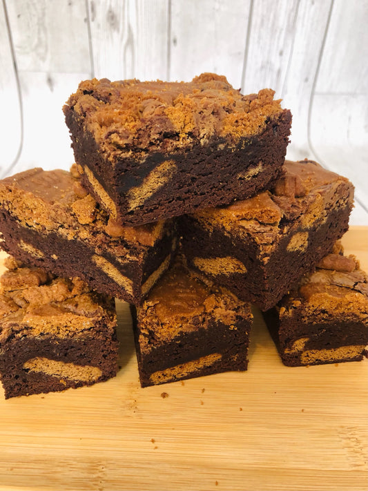Chunky Fully Loaded Biscoff Chocolate Brownies