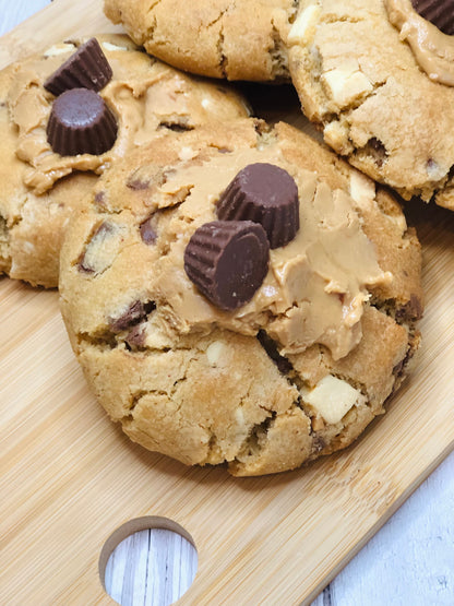 Reece's Peanut Butter Stuffed NYC Cookies