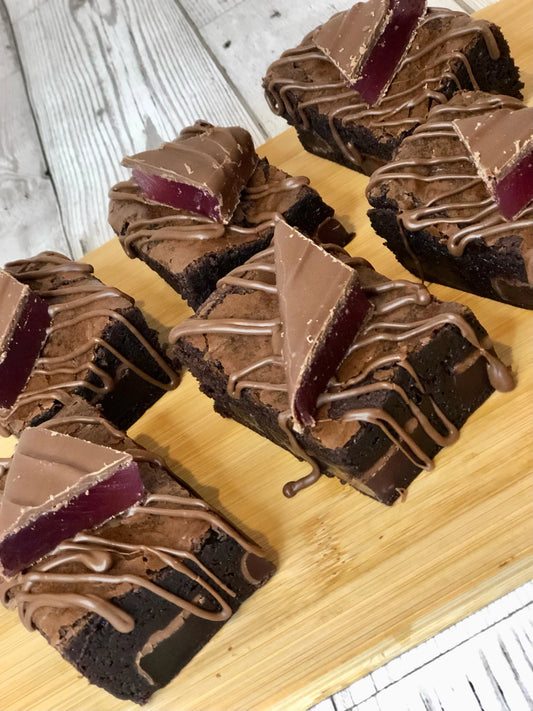Frys Turkish Delight Fully Loaded Chocolate Brownies