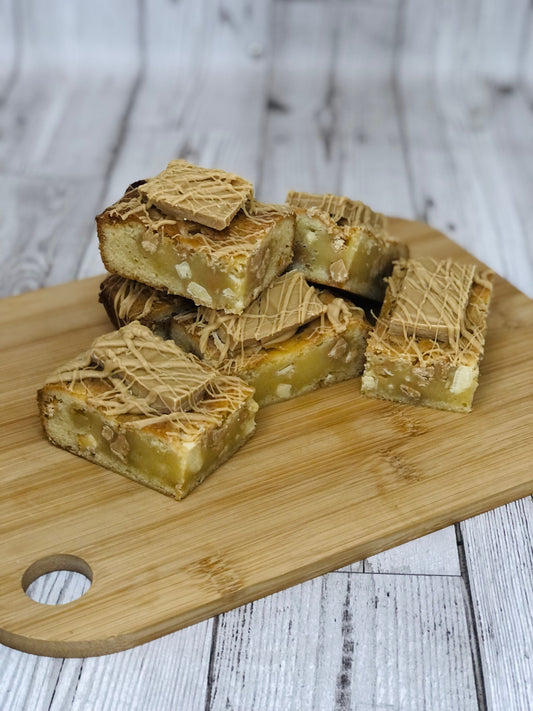 Chunky Cadburys Caramilk & White Chocolate Blondie