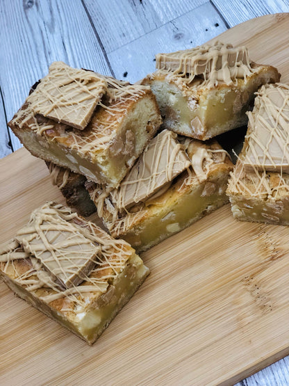 Chunky Cadburys Caramilk & White Chocolate Blondie