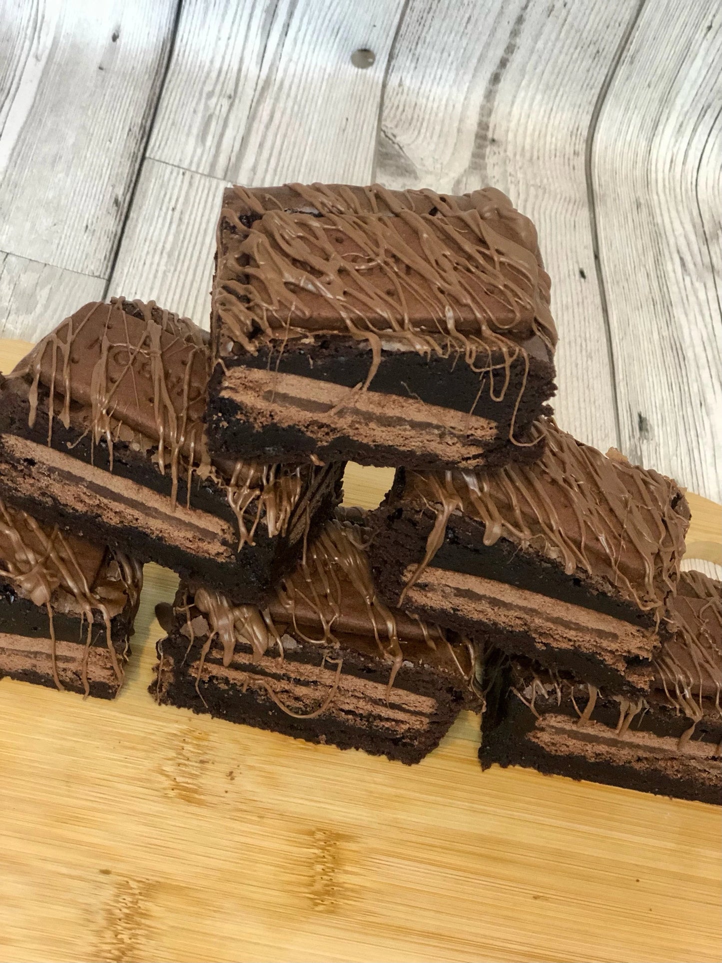 Fully Loaded Bourbon Biscuit Chocolate Brownies