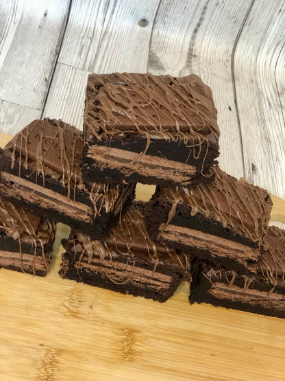Fully Loaded Bourbon Biscuit Chocolate Brownies