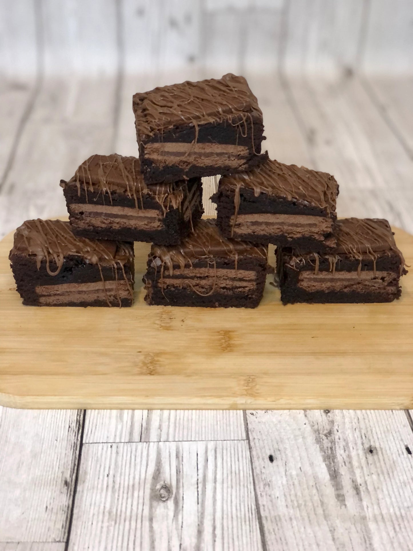 Fully Loaded Bourbon Biscuit Chocolate Brownies