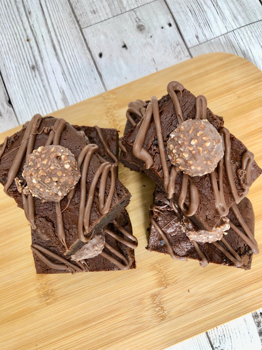 Ferrero Rocher & Nutella Chunky Chocolate Brownies