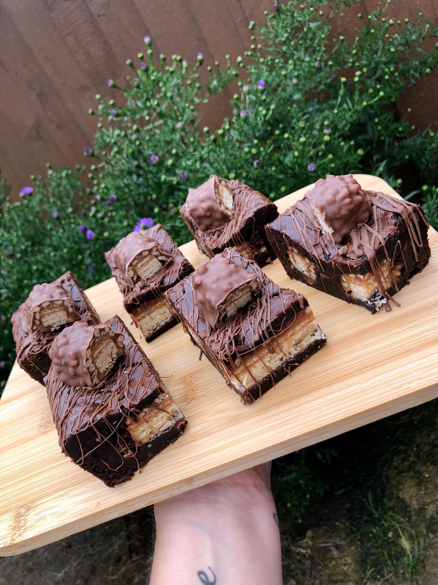 Lion Bar Fully Loaded Chunky Homemade Chocolate Brownies
