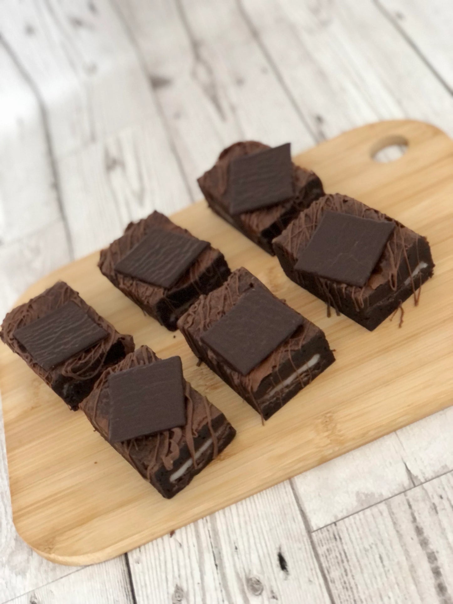 After Eight Mint Fully Loaded Chunky Chocolate Brownies