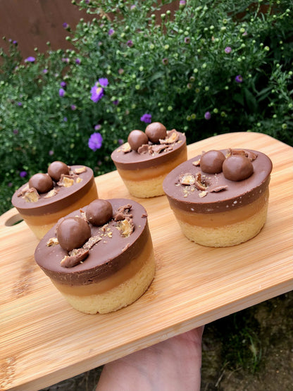 Millionaires Shortbread with Maltesers 'Cups'