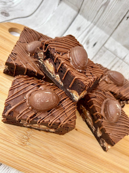 Creme Egg Fully Loaded Chocolate Brownies