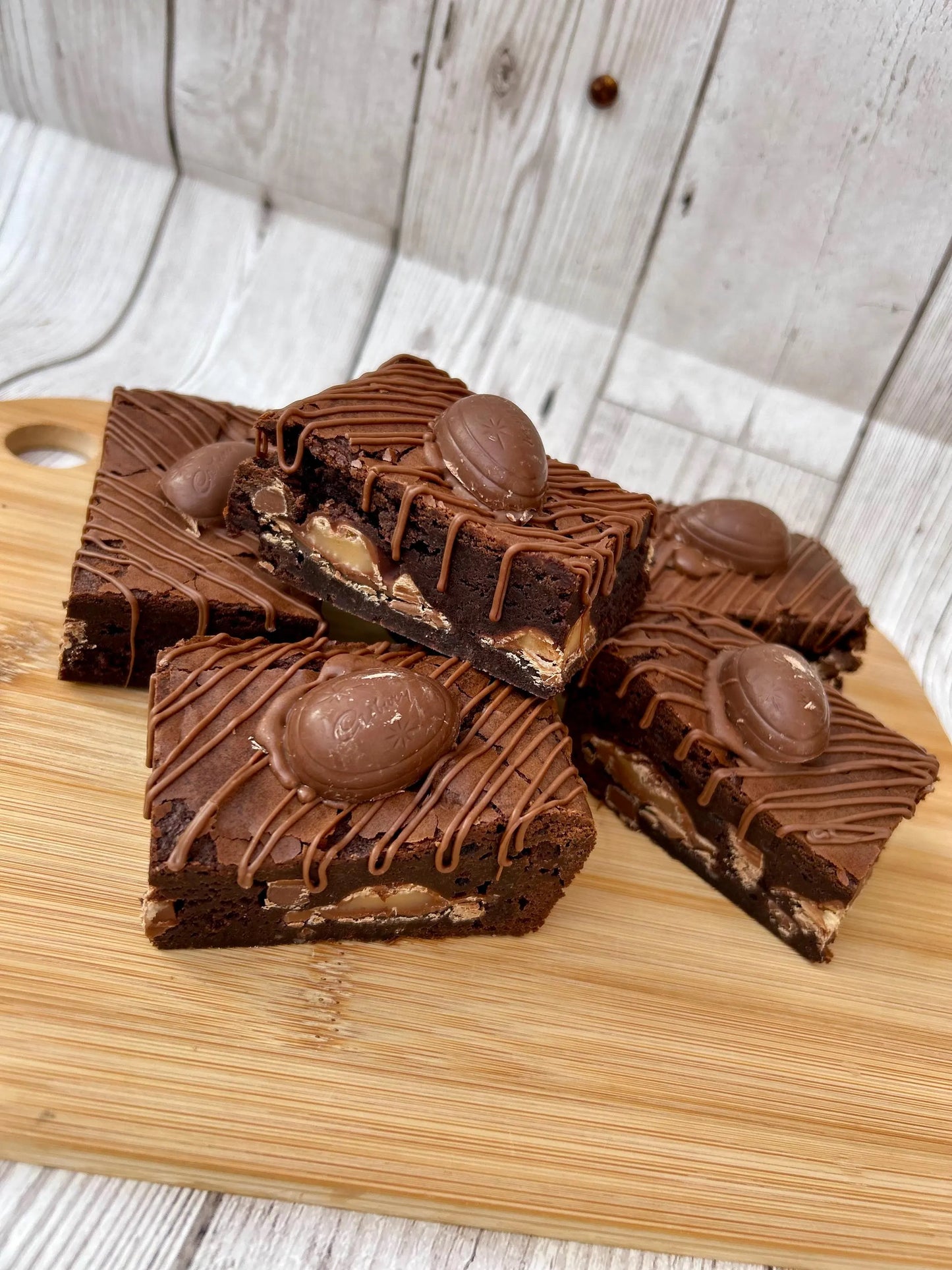 Creme Egg Fully Loaded Chocolate Brownies