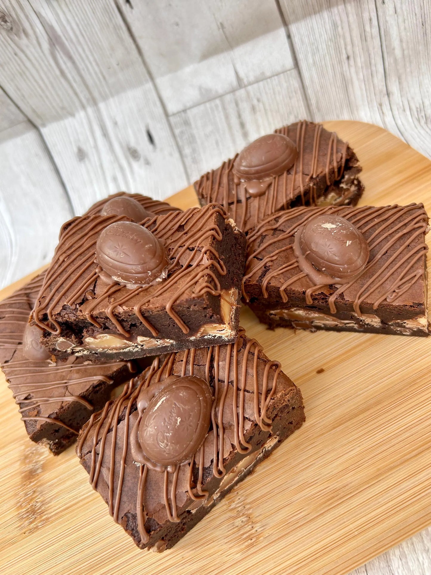 Creme Egg Fully Loaded Chocolate Brownies