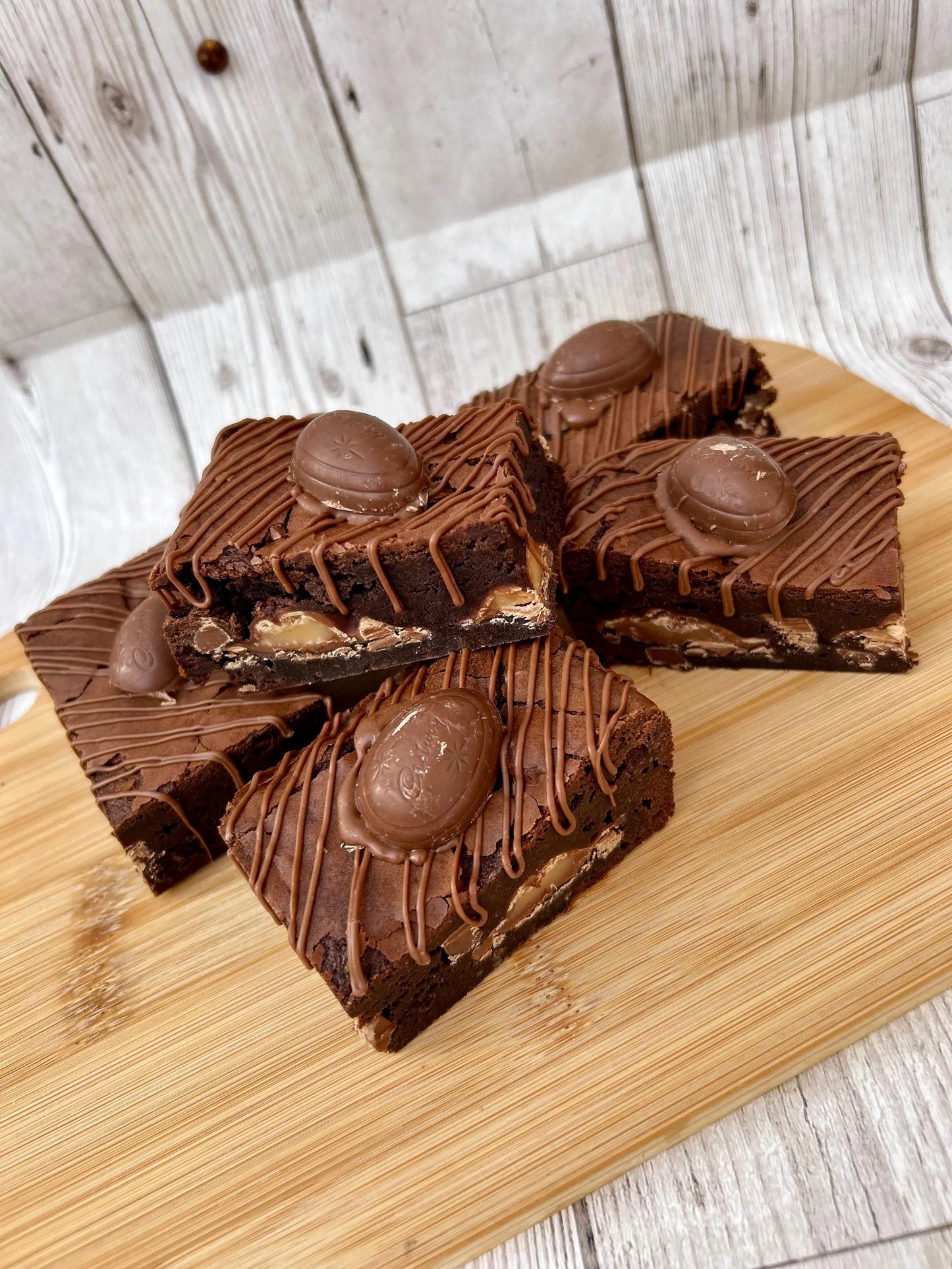 Creme Egg Fully Loaded Chocolate Brownies