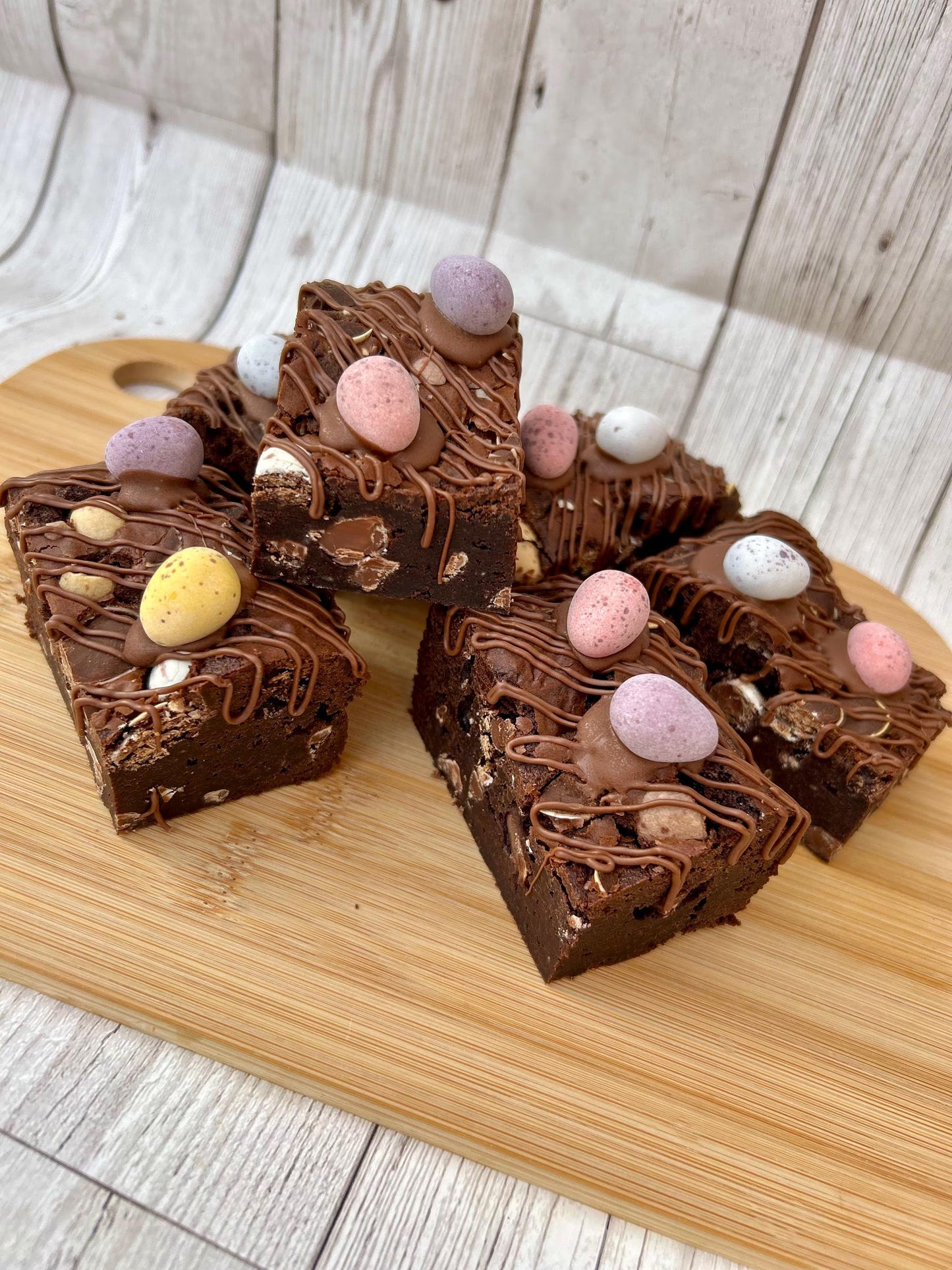 Mini Eggs Fully Loaded Chocolate Brownies