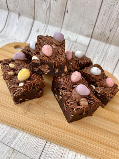 Mini Eggs Fully Loaded Chocolate Brownies