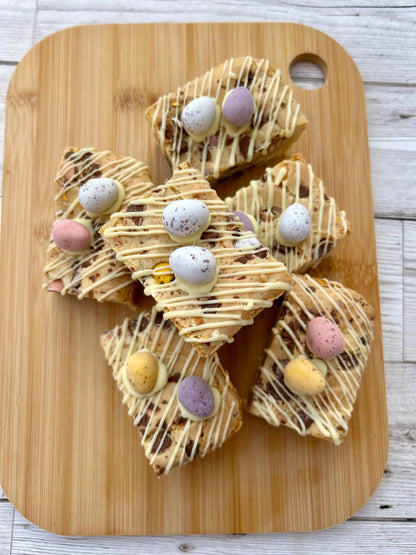 Mini Eggs Fully Loaded White Chocolate Chunky Easter Blondies