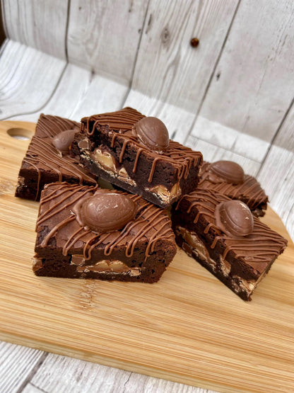 Creme Egg Fully Loaded Chocolate Brownies