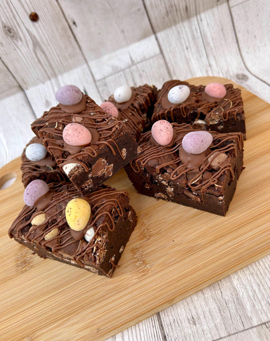 Mini Eggs Fully Loaded Chocolate Brownies