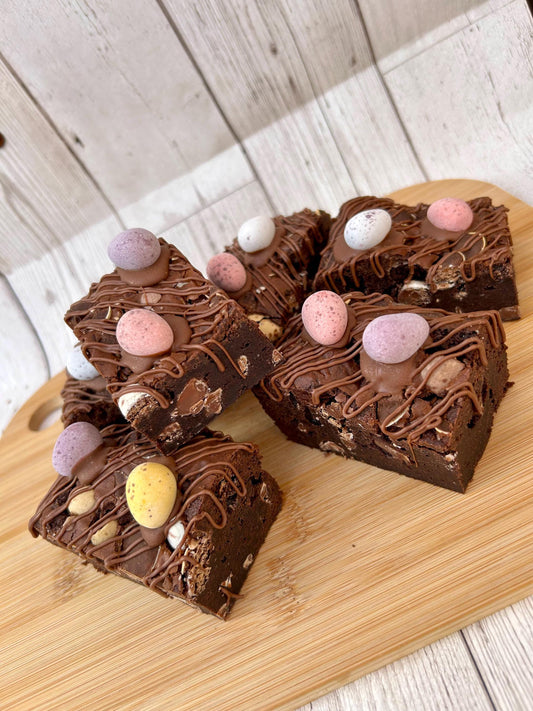 Mini Eggs Fully Loaded Chocolate Brownies
