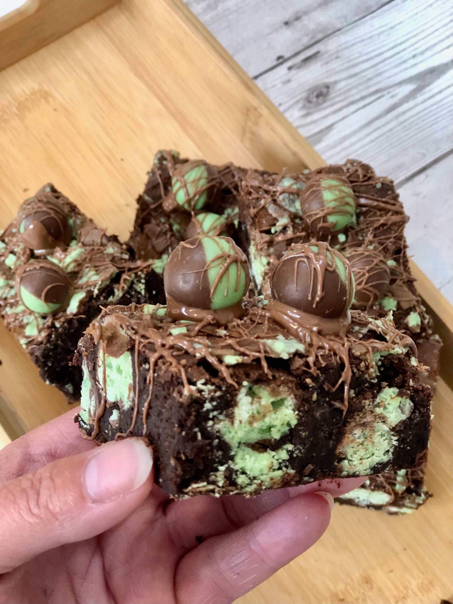 Homemade Fully Loaded Chunky Mint Aero Chocolate Brownies
