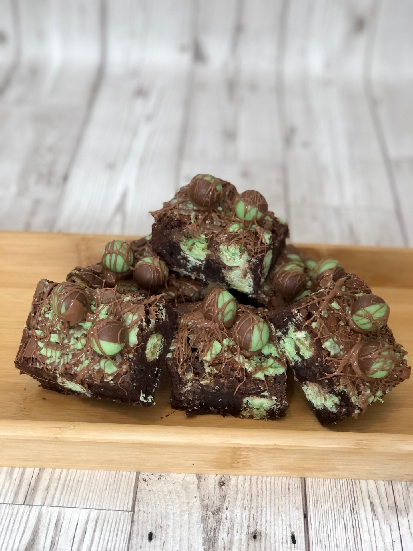 Homemade Fully Loaded Chunky Mint Aero Chocolate Brownies