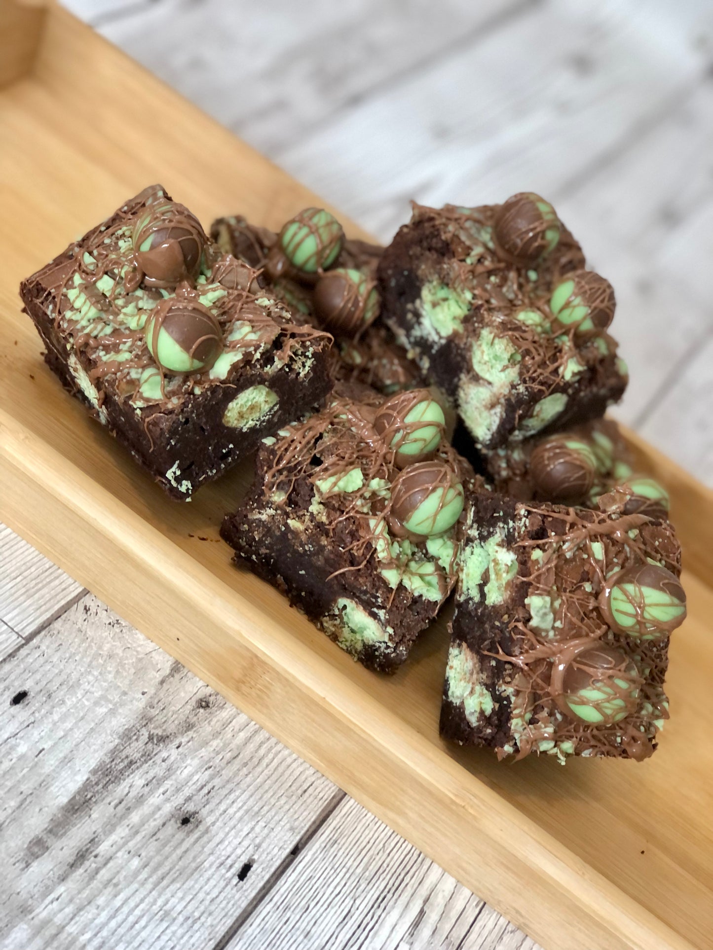 Homemade Fully Loaded Chunky Mint Aero Chocolate Brownies