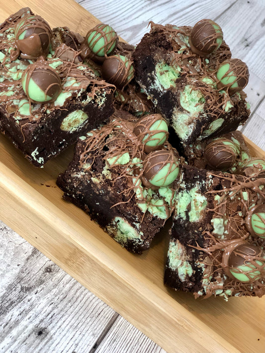 Homemade Fully Loaded Chunky Mint Aero Chocolate Brownies